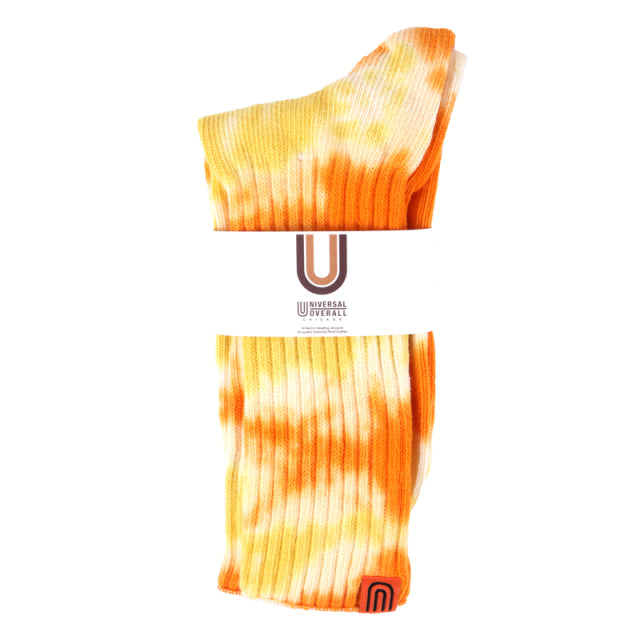 UNIVERSAL OVERALL ソックス ムラ染メリブクルー LU-003B