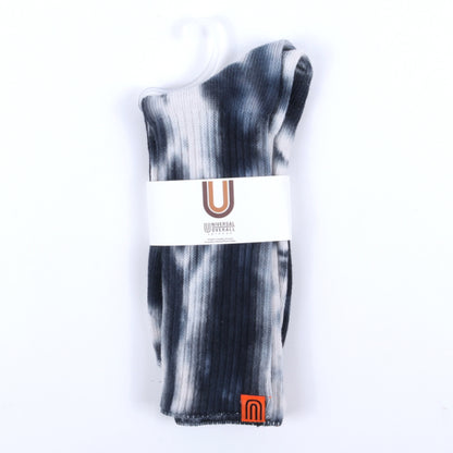 UNIVERSAL OVERALL ソックス ムラ染メリブクルー LU-003B