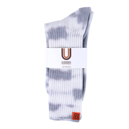 UNIVERSAL OVERALL ソックス ムラ染メリブクルー LU-003B