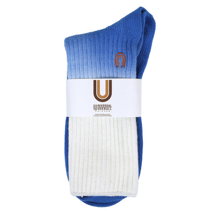 UNIVERSAL OVERALL メンズ グラデーションリブ クルー LU-022