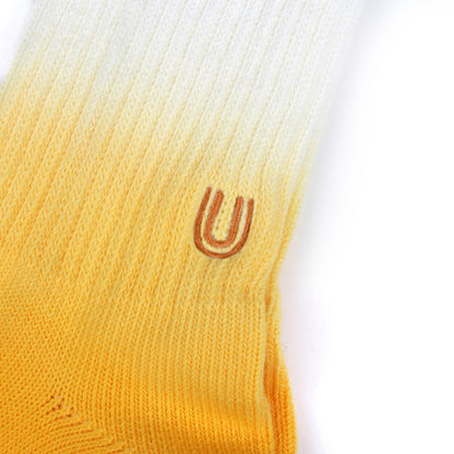 UNIVERSAL OVERALL メンズ グラデーションリブ クルー LU-022