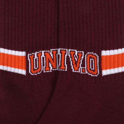UNIVERSAL OVERALL メンズ 3P ソックス UNIV.O クルー LU-370