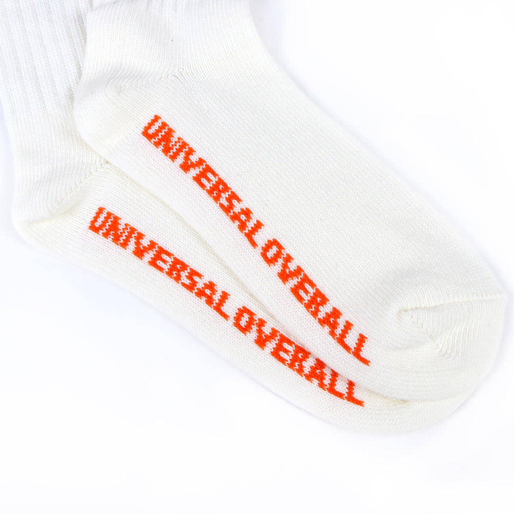 UNIVERSAL OVERALL レディース クルーソックス WINDY リブクルー LU-412