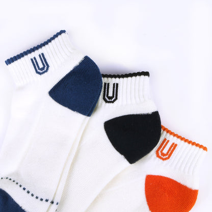 UNIVERSAL OVERALL レディース3Pソックス サイドUOロゴ LU-609