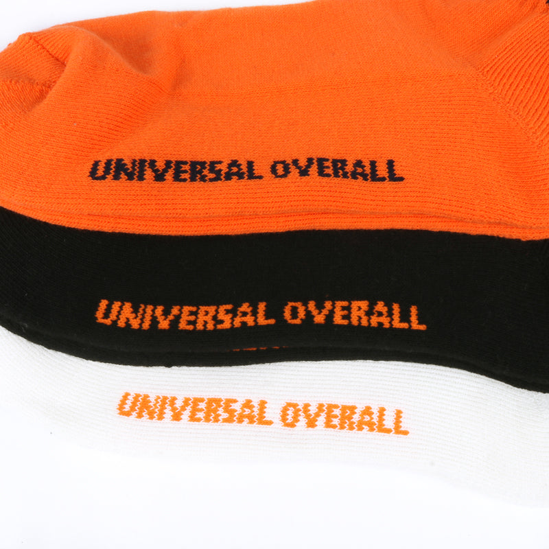 UNIVERSAL OVERALL レディース3Pソックス サイドUOロゴ LU-621