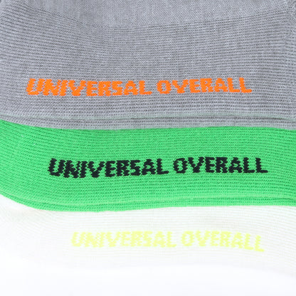 UNIVERSAL OVERALL レディース3Pソックス サイドUOロゴ LU-624