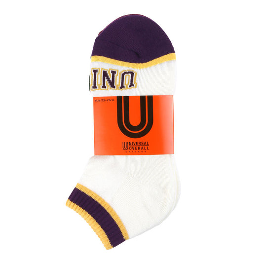 UNIVERSAL OVERALL レディース3Pソックス UNIV.O アンクル LU-637
