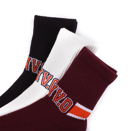 UNIVERSAL OVERALL レディース3Pソックス UNIV.O アンクル LU-640