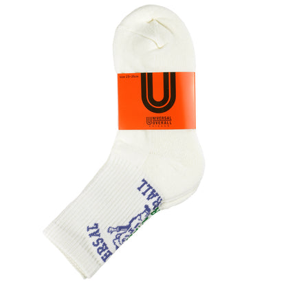 UNIVERSAL OVERALL レディース3Pソックス WINDY クルー LU-641