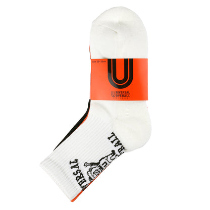 UNIVERSAL OVERALL レディース3Pソックス WINDY クルー LU-642