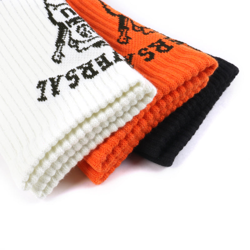 UNIVERSAL OVERALL レディース3Pソックス WINDY クルー LU-642